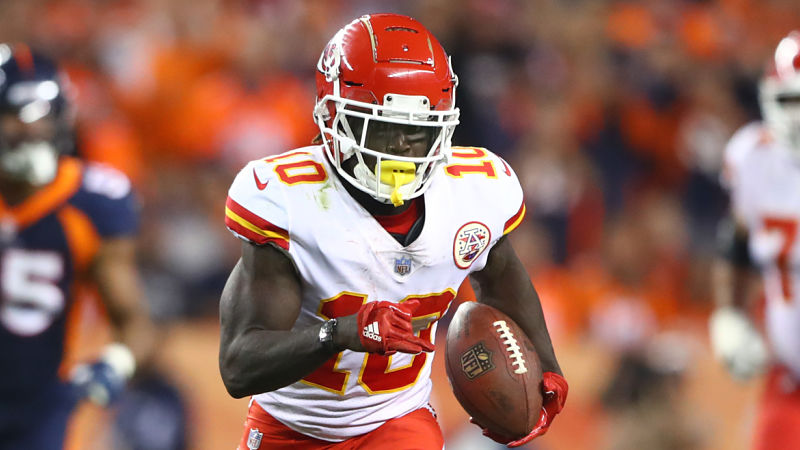 Kansas City Chiefs receiver Tyreek Hill
