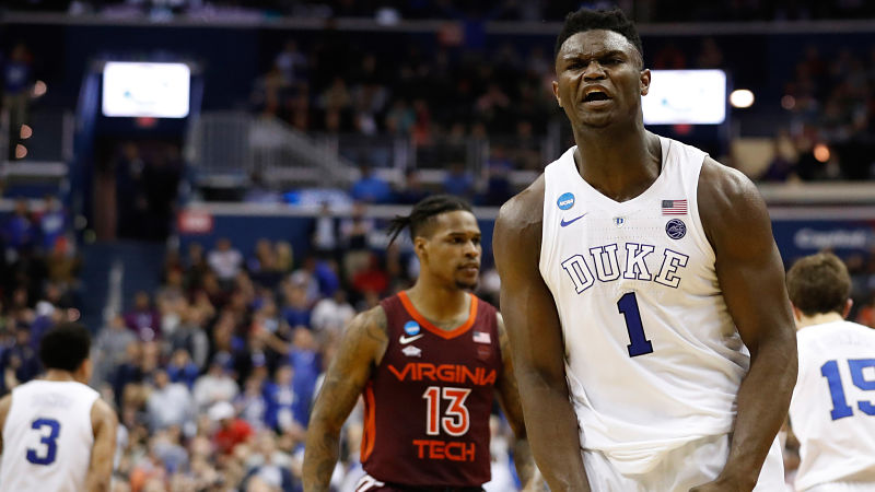 Duke Blue Devils forward Zion Williamson