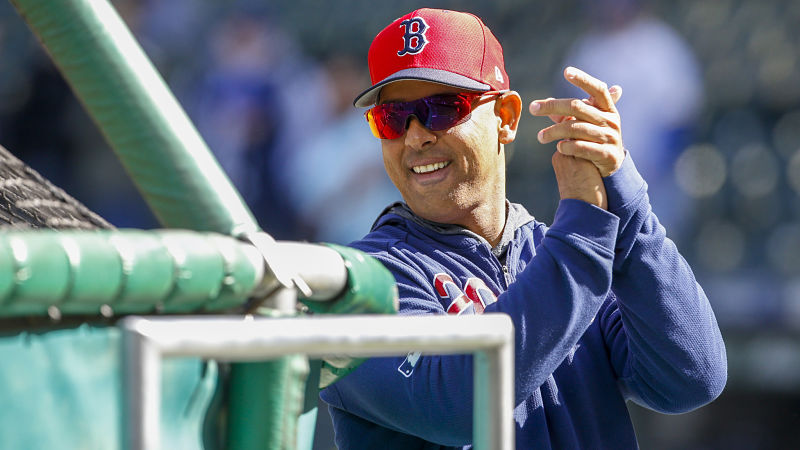 Boston Red Sox manager Alex Cora