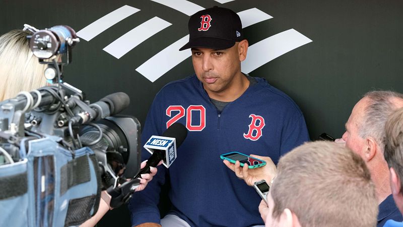 Boston Red Sox manager Alex Cora