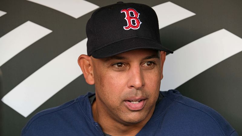 Boston Red Sox manager Alex Cora