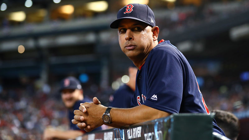 Boston Red Sox manager Alex Cora