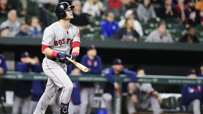 Boston Red Sox outfielder Andrew Benintendi