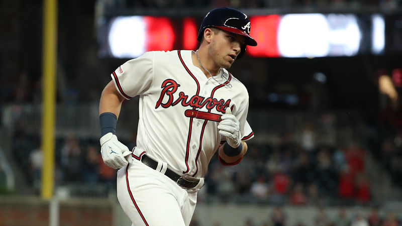 Atlanta Braves left fielder Austin Riley
