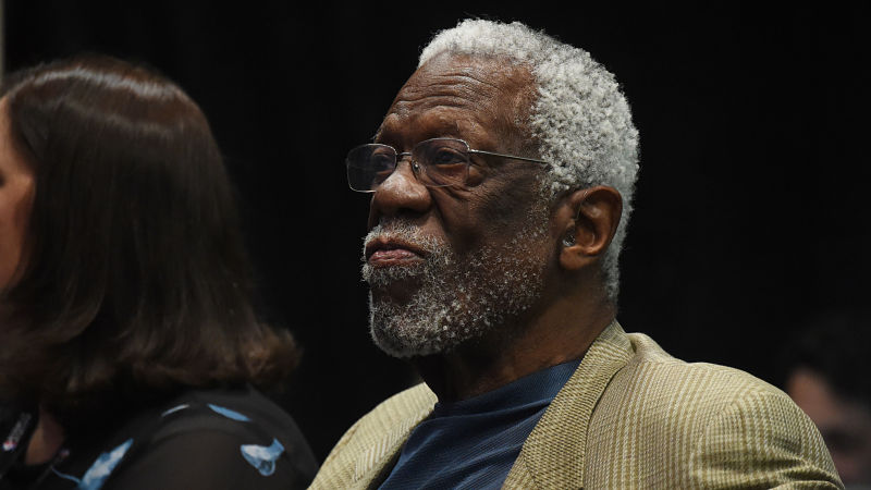 Former Boston Celtics center Bill Russell