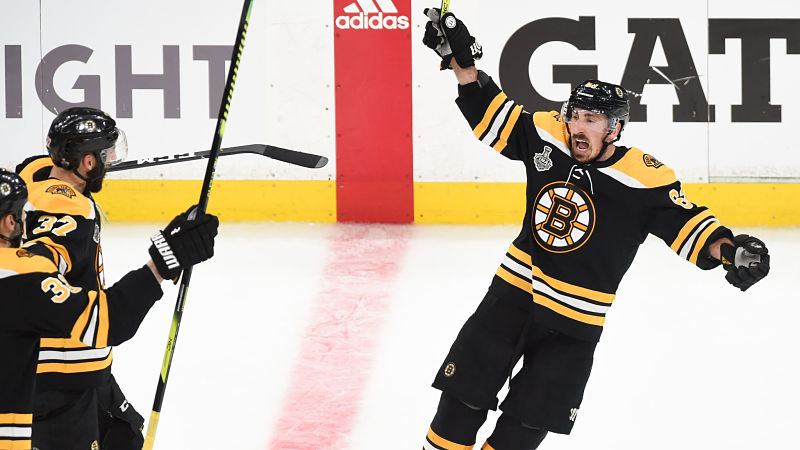 Boston Bruins forward Brad Marchand
