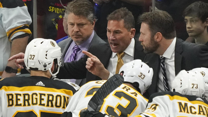 Boston Bruins coach Bruce Cassidy