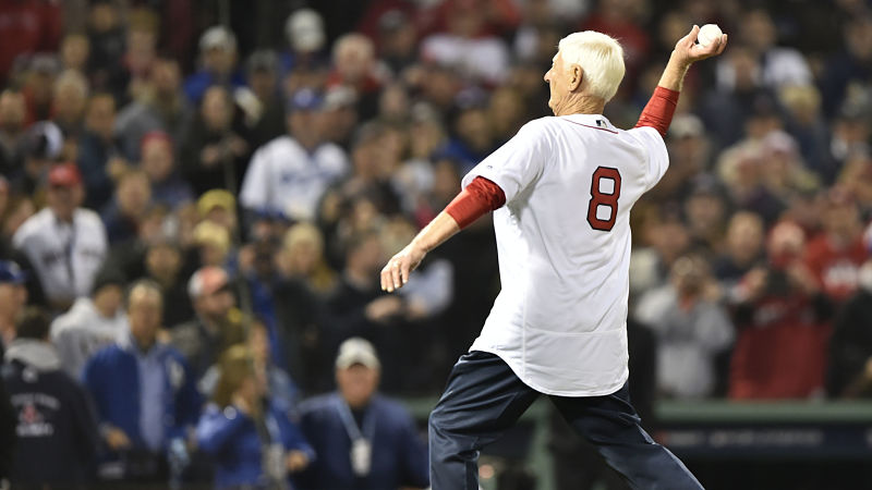 Boston Red Sox former player Carl Yastrzemski