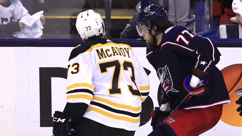 Boston Bruins defenseman Charlie McAvoy
