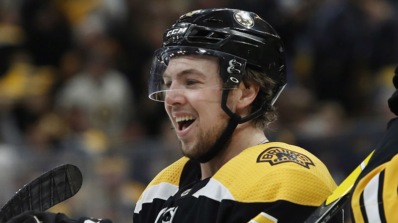 Boston Bruins defenseman Charlie McAvoy