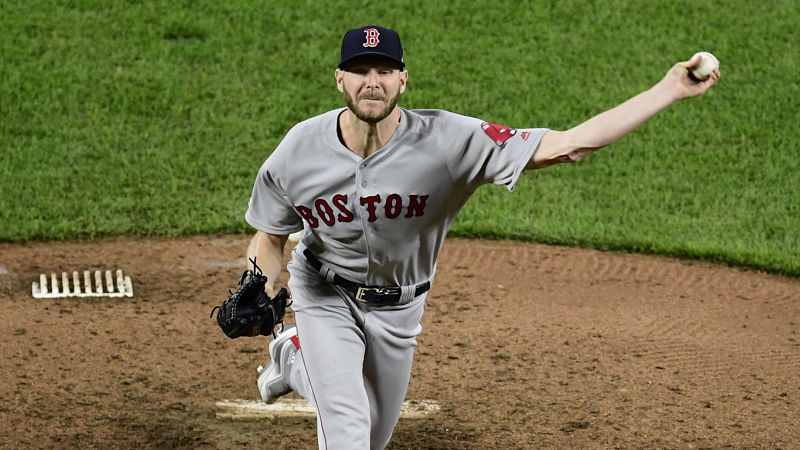 Boston Red Sox pitcher Chris Sale