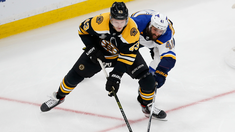 Boston Bruins Forward Danton Heinen