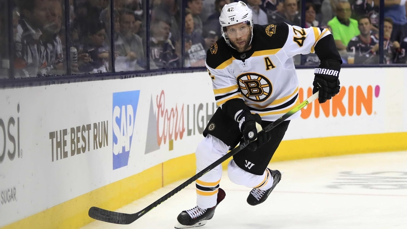 Boston Bruins Forward David Backes
