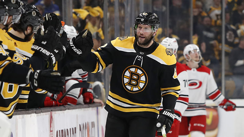 Boston Bruins forward David Backes