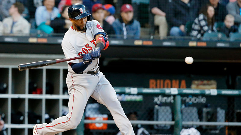 Boston Red Sox second baseman Eduardo Nunez