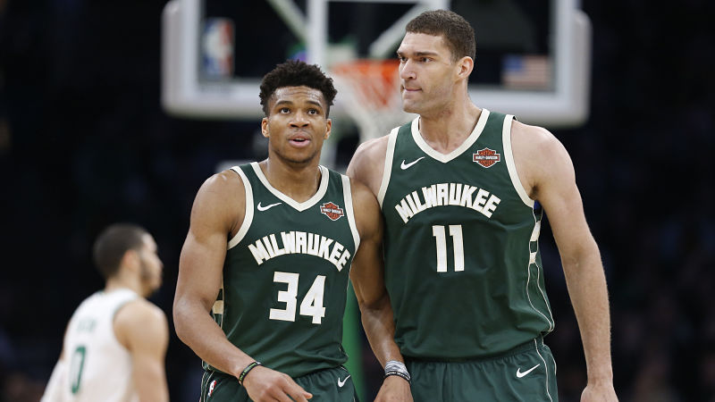 Milwaukee Bucks center Giannis Antetokounmpo