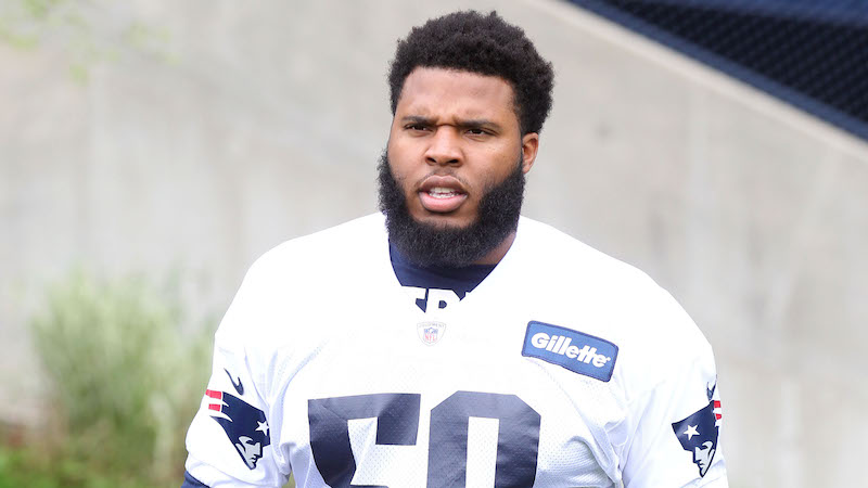 Patriots offensive tackle Isaiah Wynn