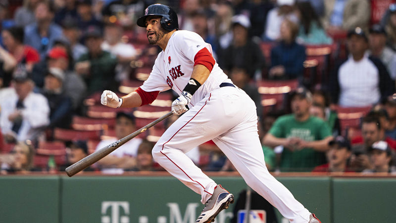 Boston Red Sox designated hitter J.D. Martinez