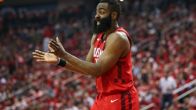 Houston Rockets guard James Harden