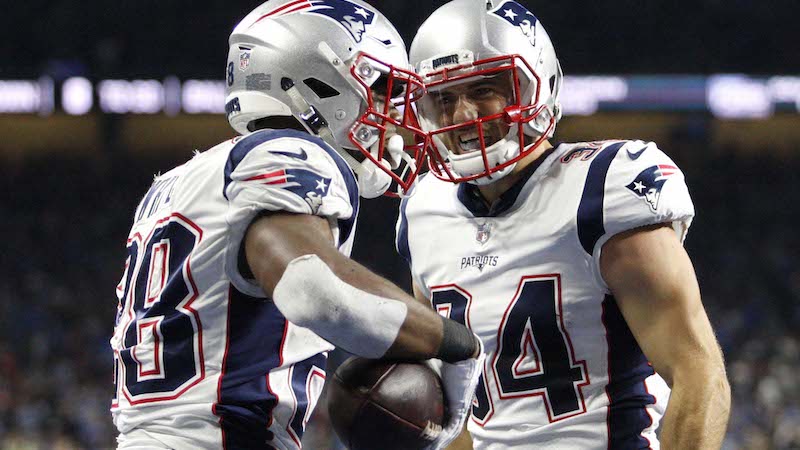 Patriots running back Rex Burkhead