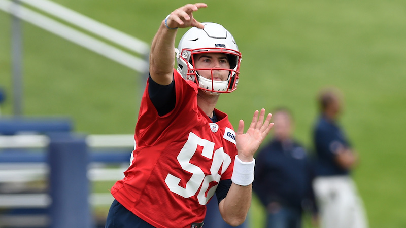 Patriots quarterback Jarrett Stidham