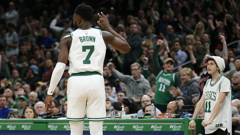 Boston Celtics guard Jaylen Brown