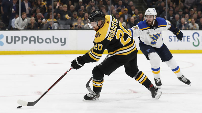 Boston Bruins forward Joakim Nordstrom