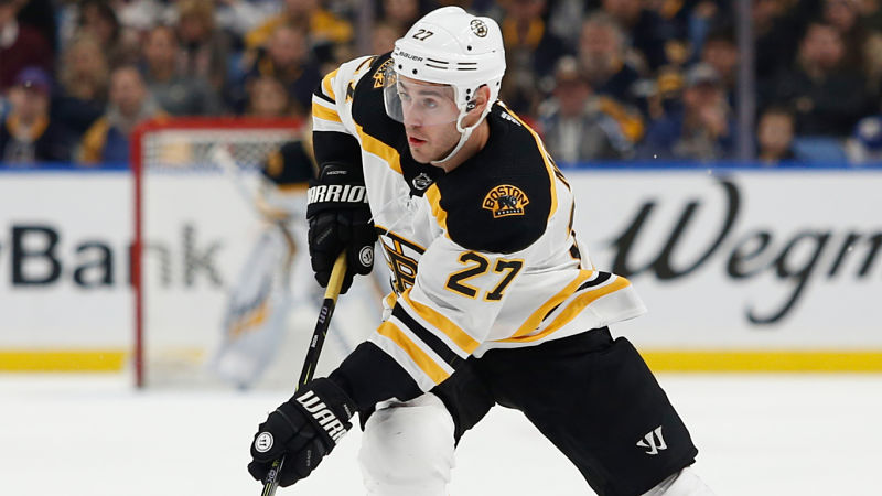 Boston Bruins defenseman John Moore