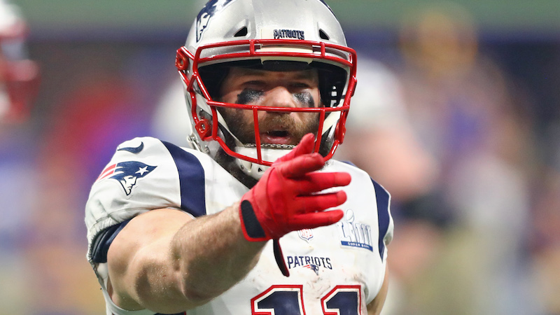 Patriots wide receiver Julian Edelman