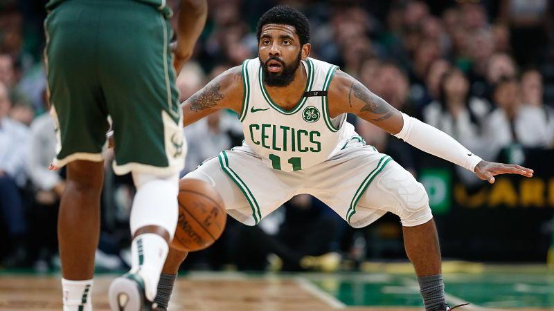 Boston Celtics point guard Kyrie Irving