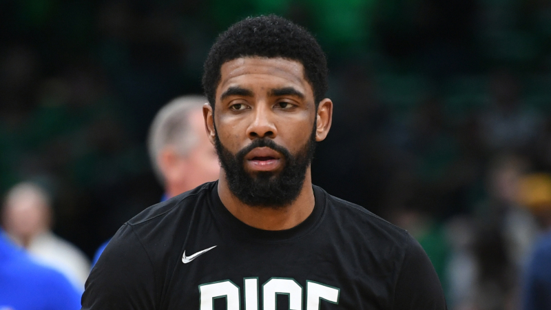 Boston Celtics point guard Kyrie Irving
