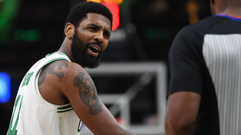 Boston Celtics guard Kyrie Irving