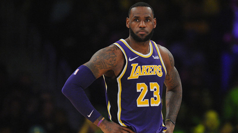Los Angeles Lakers forward LeBron James