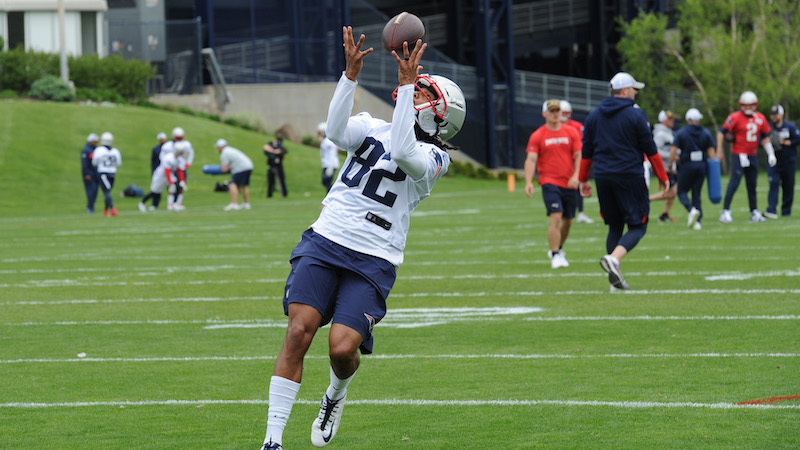 Patriots wide receiver Maurice Harris