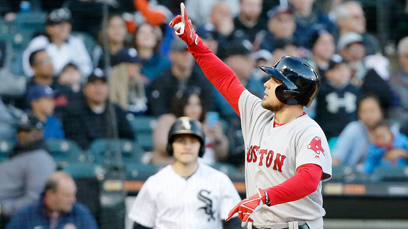 Boston Red Sox infielder Michael Chavis