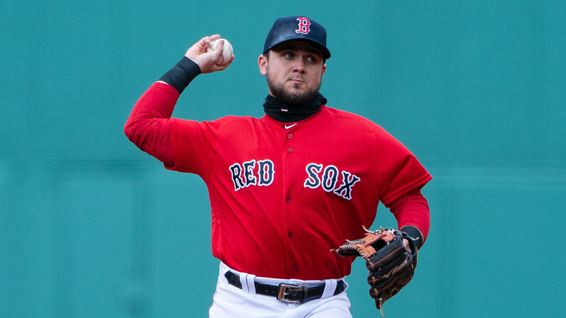 Boston Red Sox infielder Michael Chavis