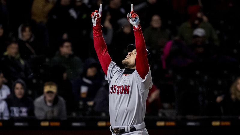 Boston Red Sox infielder Michael Chavis
