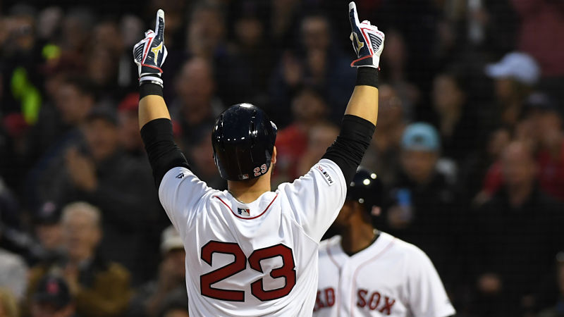 Boston Red Sox infielder Michael Chavis