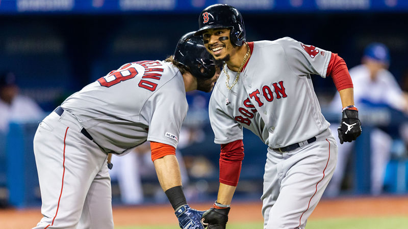 Boston Red Sox right fielder Mookie Betts