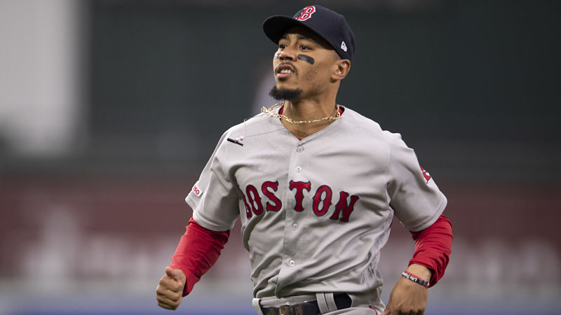 Boston Red Sox right fielder Mookie Betts