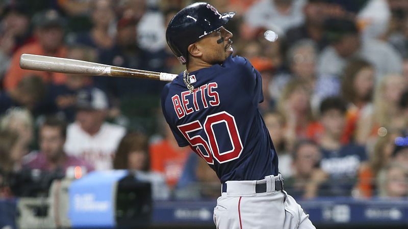 Boston Red Sox outfielder Mookie Betts