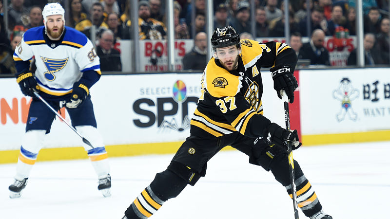 Boston Bruins center Patrice Bergeron