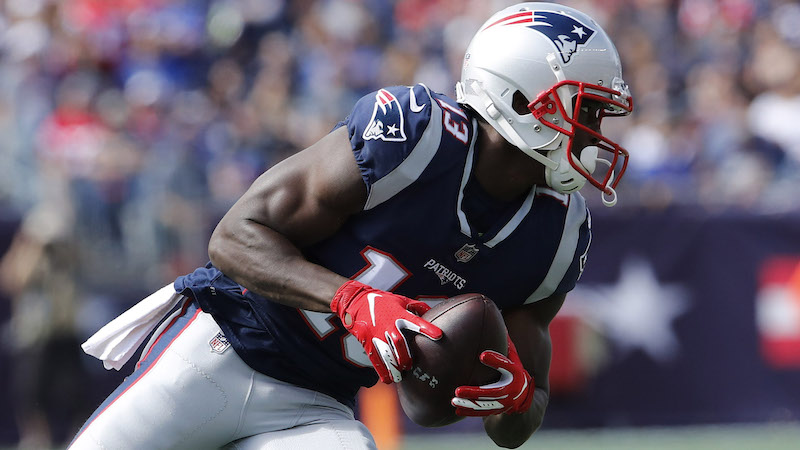 Patriots wide receiver Phillip Dorsett