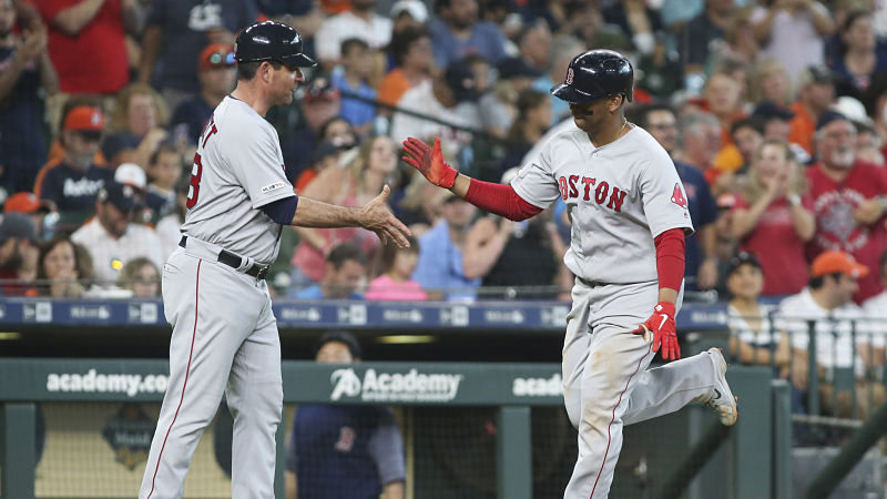 Boston Red Sox third baseman Rafael Devers