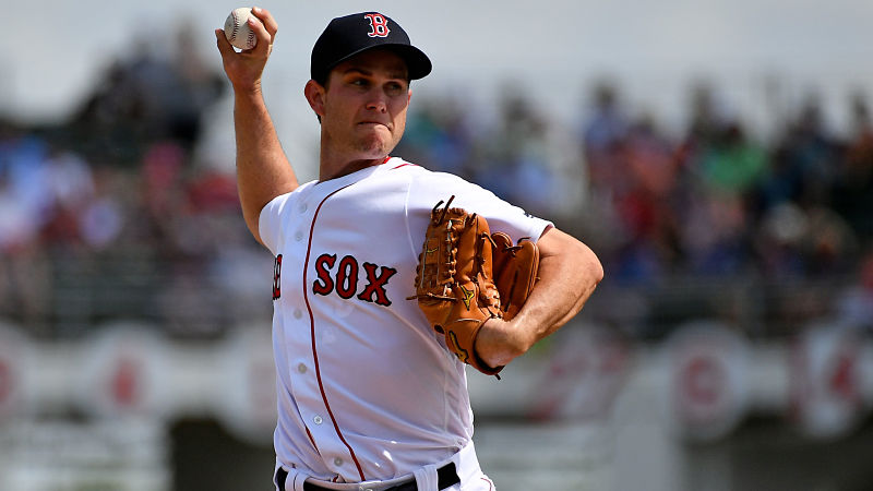 Boston Red Sox pitcher Ryan Weber