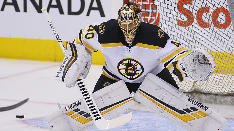 Boston Bruins goalie Tuukka Rask
