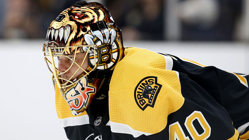 Boston Bruins goalie Tuukka Rask