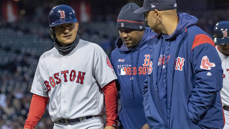 Boston Red Sox player Tzu-Wein Lin