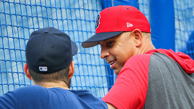 Boston Red Sox manager Alex Cora