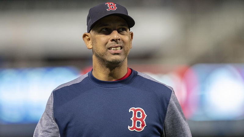 Boston Red Sox manager Alex Cora